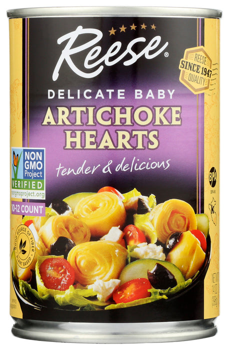 REESE: Artichoke Hearts Extra Small Size, 14 Oz
