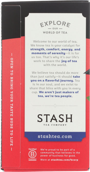 STASH TEA: Premium Black Tea English Breakfast 20 Tea Bags, 1.4 oz