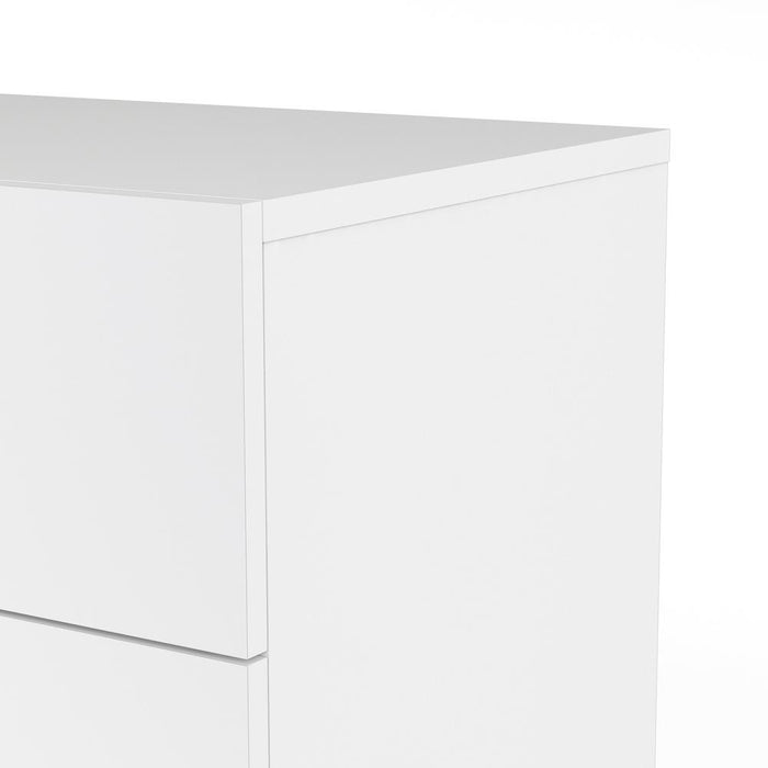 Austin 8 Drawer Double Dresser, White