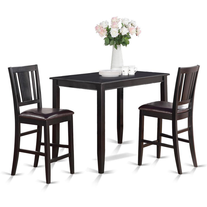 3  Pc  counter  height  Dining  set-high  Table  and  2  Stools