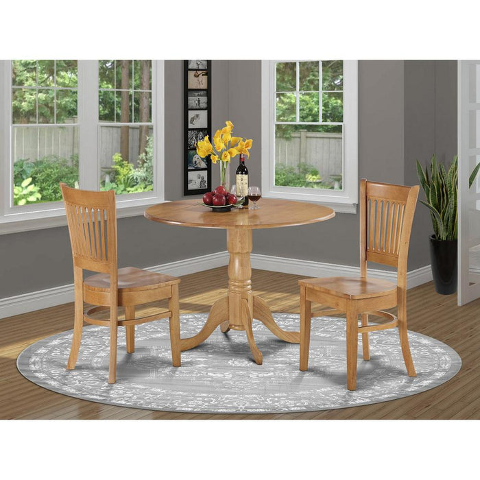3  Pc  Kitchen  nook  Dining  set-small  Table  and  2  dinette  Chairs  Chairs