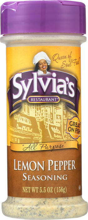 SYLVIAS: Ssnng Lemon Pepper, 5.5 oz