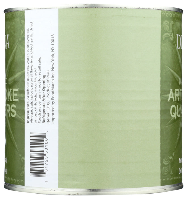 DIVINA: Marinated Artichoke Quarters With Herbs, 5.5 lb