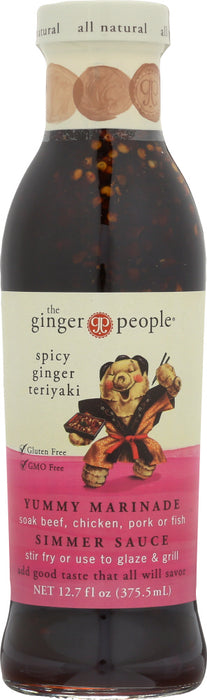 GINGER PEOPLE: Sauce Teriyaki Gngr Spcy, 12.7 oz