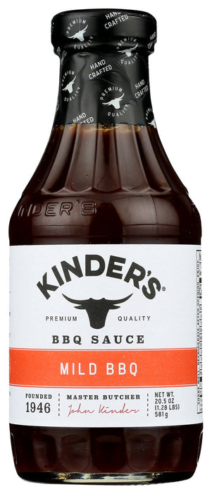 KINDERS: Mild BBQ Sauce, 20.5 oz