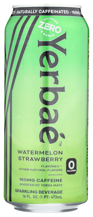 YERBAE: Watermelon Strawberry Sparkling Water, 16 oz