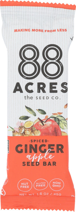 88 ACRES: Apple Ginger Crisp Seed Oat Bars, 1.6 oz
