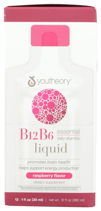 YOUTHEORY: B12B6 Liquid, 12 fo