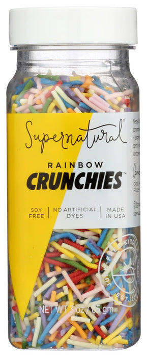 SUPERNATURAL: Rainbow Crunchies Sprinkles, 3 oz