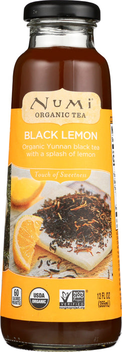 NUMI: Black Lemon Tea, 12 fl oz