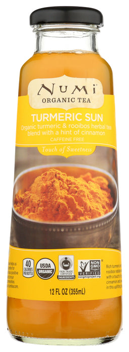 NUMI: Turmeric Sun Bottled Tea, 12 fl oz