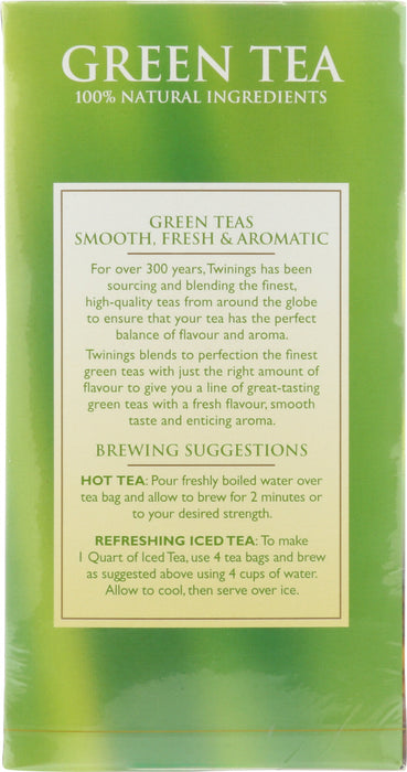 TWINING TEA: Green Tea, 50 bg
