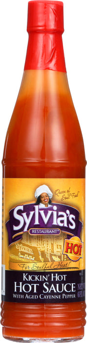 SYLVIAS: Hot Sauce Kicking Hot, 6 oz