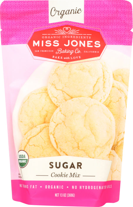 MISS JONES BAKING CO: Mix Cookie Sugar Organic, 13 oz