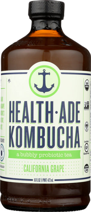 HEALTH ADE: California Grape Kombucha, 16 oz