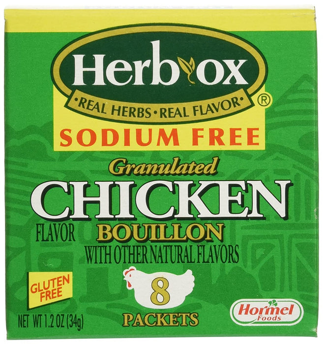 HERB OX: Granulated Chicken Bouillon Sodium Free, 1.2 oz