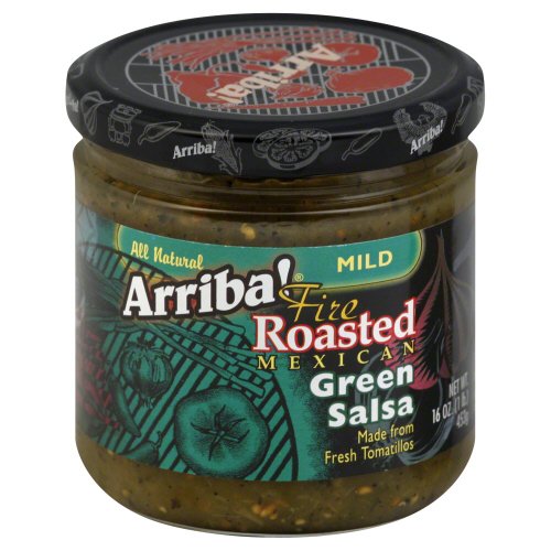 ARRIBA: Mild Fire Roasted Mexican Green Salsa, 16 oz