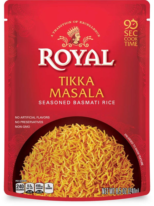 ROYAL: Tikka Masala Seasoned Basmati Rice, 240 gm