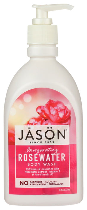 JASON: Body Wash Rosewater, 16 FO