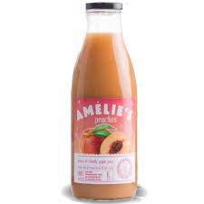 AMELIES: Juice Cloudy Apple Peach, 33.8 fo - No Brand For Less 
