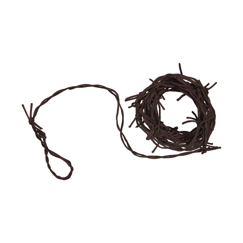 Rusty Barbed Wire Garland – 12' – (1/Card) by Beistle for Halloween Wire Garland