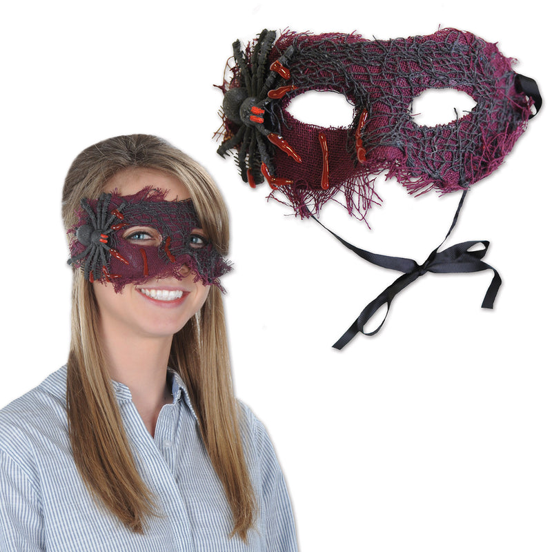 Spider Mask – (1/Pkg) by Beistle for Halloween Novelty