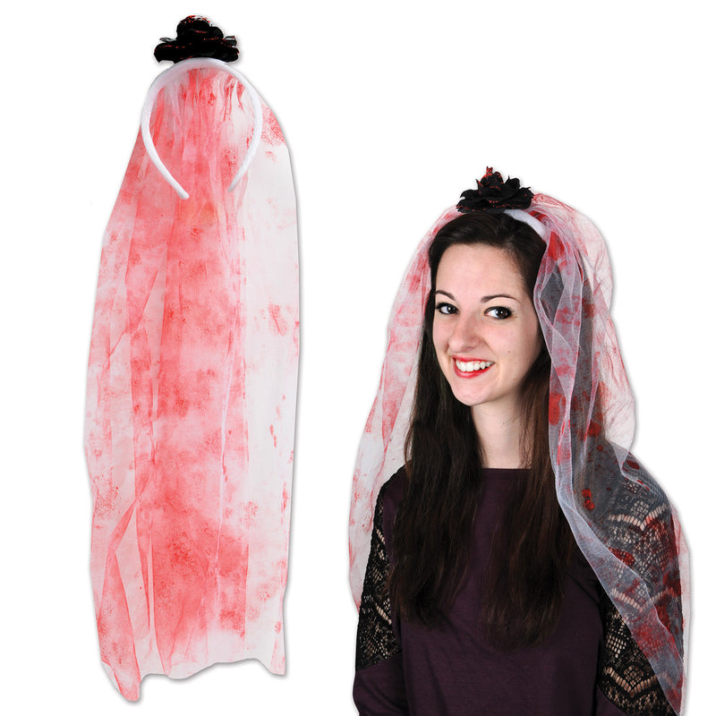 Bloody Veil Headband – (1/Pkg)
