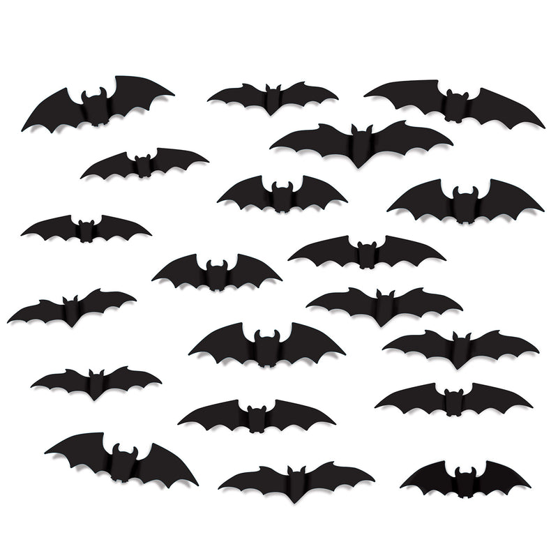 Bat Silhouettes – Asstd – (20/Pkg)