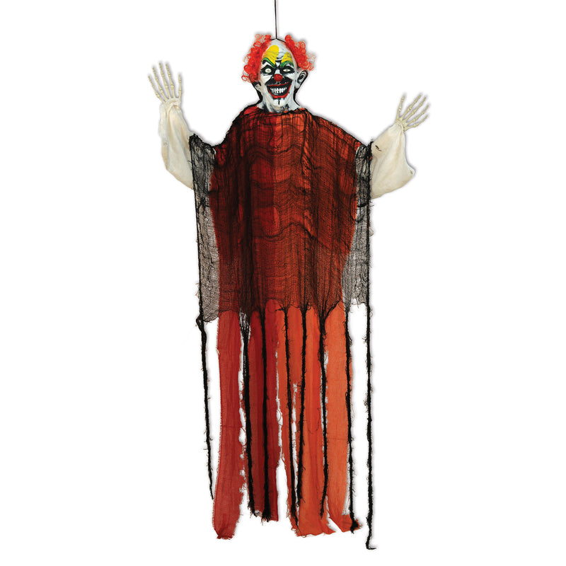 Clown Creepy Creature – 6' 3" – (1/Poly Bag) by Beistle for Halloween Creepy Creatures
