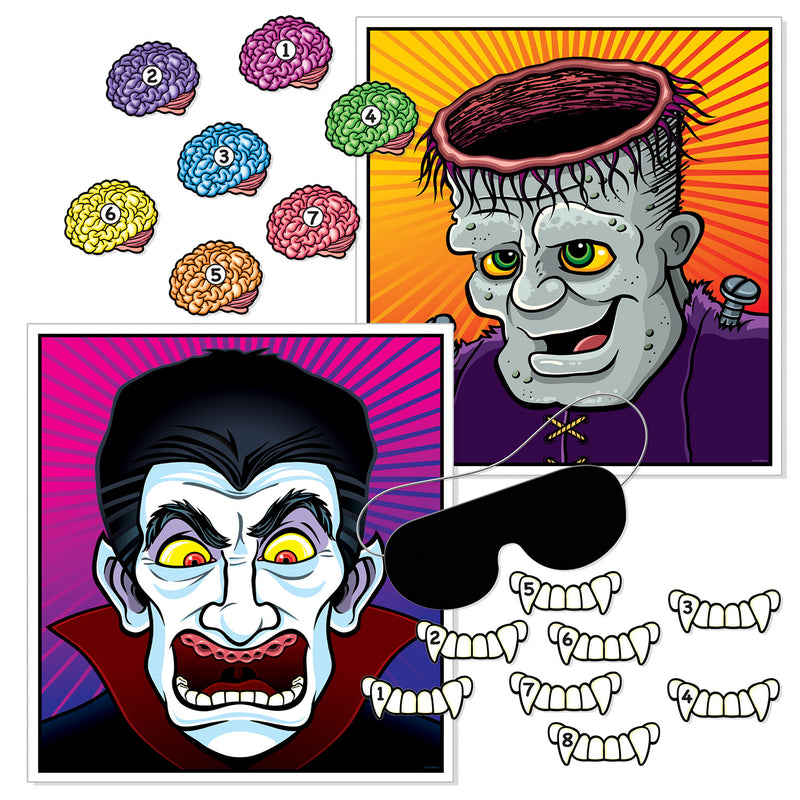 Halloween Party Games – 19" x 17½" – (2/Pkg) by Beistle for Halloween Games