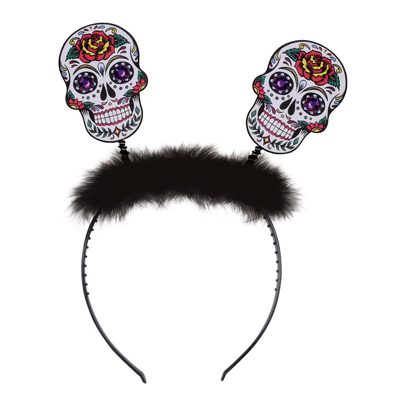Day Of The Dead Sugar Skull Boppers – (1/Card) by Beistle for Day of the Dead Boppers and Headbands