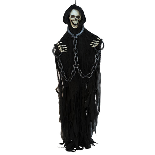 Skeleton w/Chains Creepy Creature – 6' – (1/Poly Bag) by Beistle for Halloween Creepy Creatures