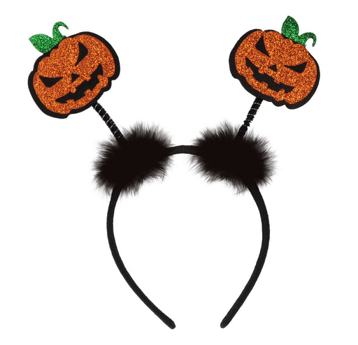 Glittered Jack-O-Lantern Boppers – (1/Card) by Beistle for Halloween Boppers and Headbands