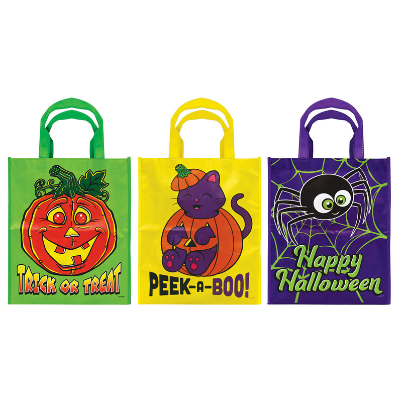 Trick Or Treat Bags – 15" x 12" – (1/Card) by Beistle for Halloween Treat/Favor Bags