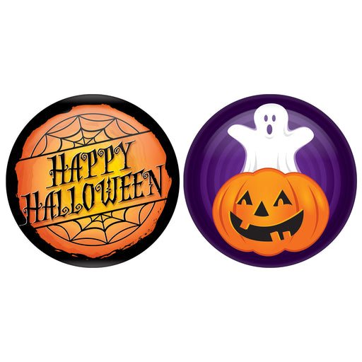 Halloween Buttons – 2" – (2/Pkg) by Beistle for Halloween Printed Buttons