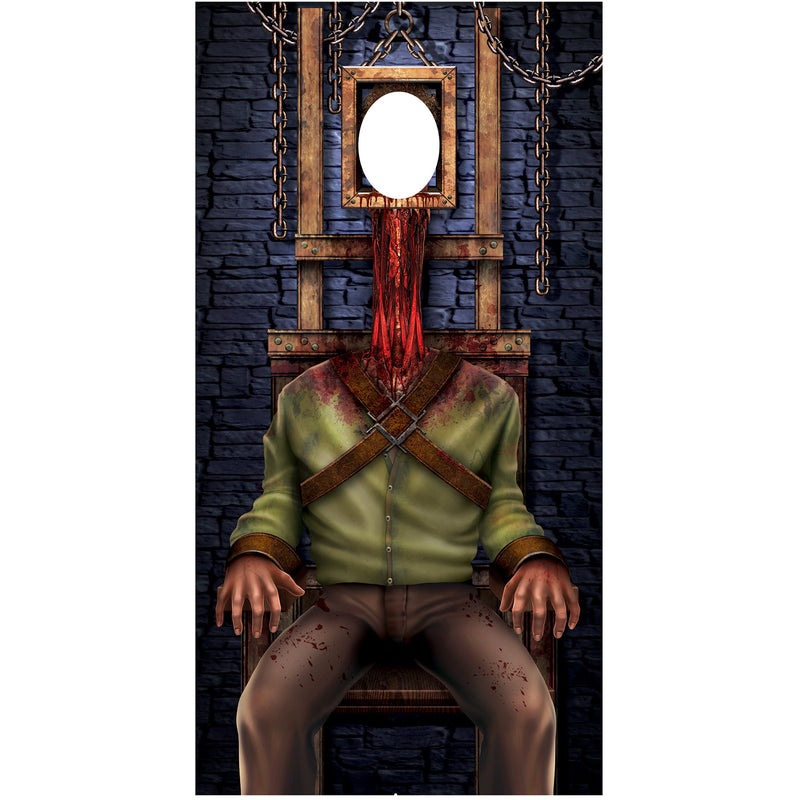 Head Ripper Photo Prop Stand-Up – 6' 1" x 3' 1½" – (1/Box) by Beistle for Halloween Photo Props