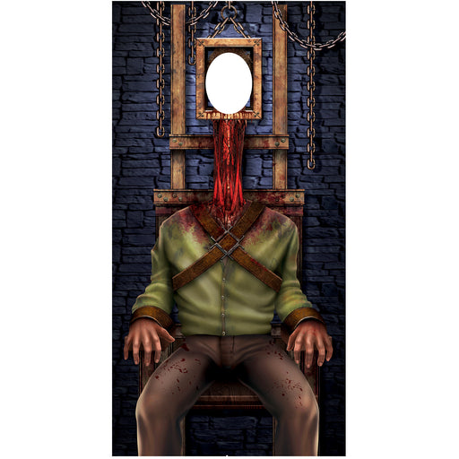 Head Ripper Photo Prop Stand-Up – 6' 1" x 3' 1½" – (1/Box) by Beistle for Halloween Photo Props