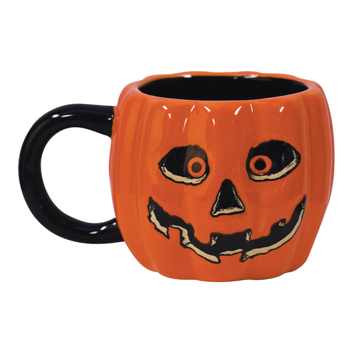 Vintage Halloween Ceramic J-O-L Mug – 12 Ozs – (1/Box) by Beistle for Halloween-Vintage Drinkware