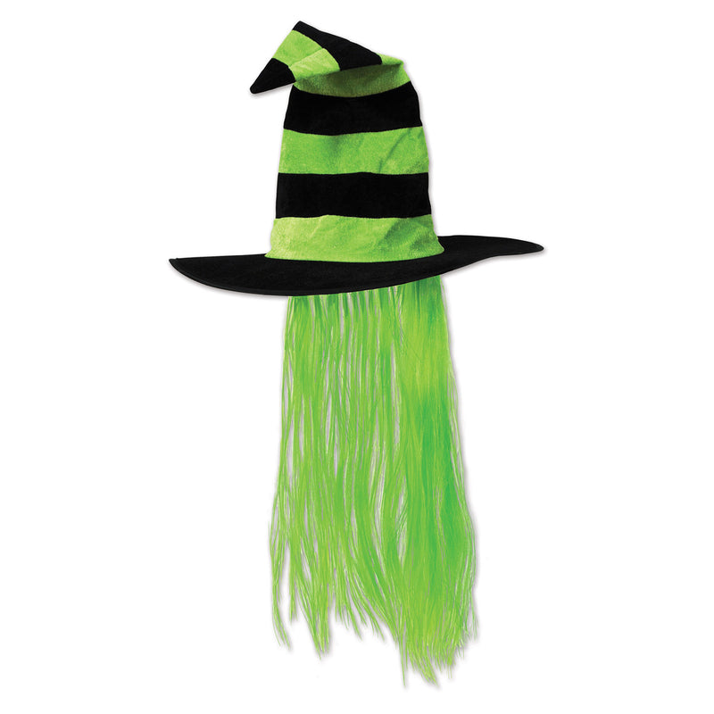 Witch Hat w/Hair – (1/Card)