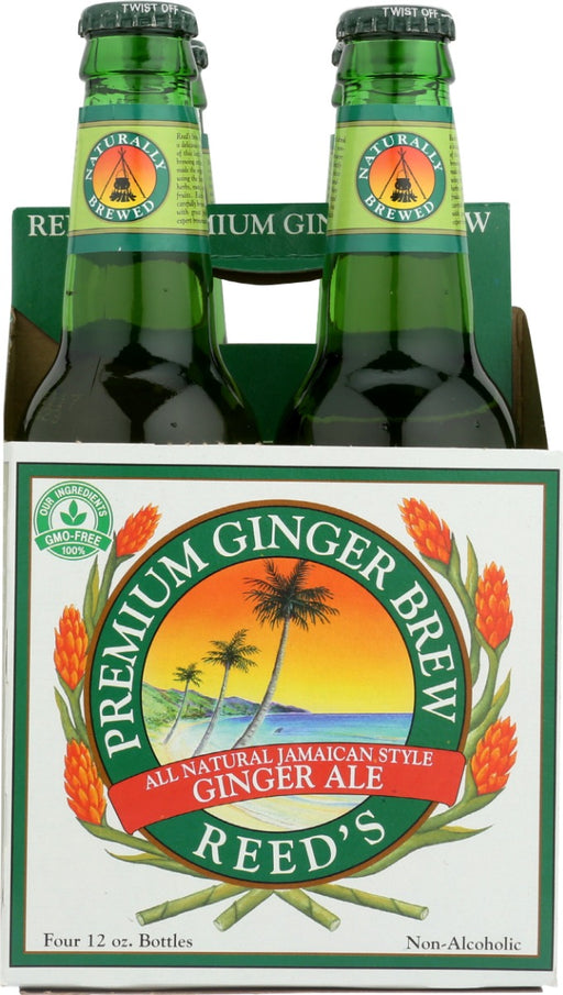 Reed's Premium Ginger Brew is the wholesome ingredients version of Reed's Original Ginger Brew, sweetened only with honey and pineapple juice.