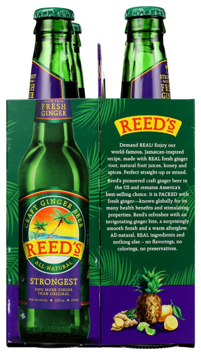 REEDS: Stronger Ginger Beer, 48 fo