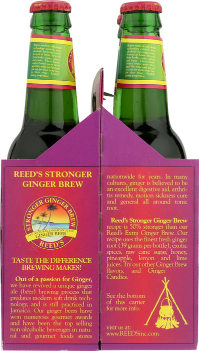 REEDS: Stronger Ginger Beer, 48 fo