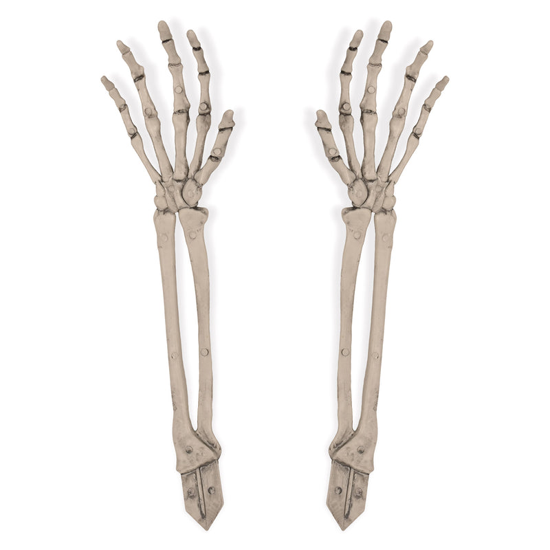 Plastic Skeleton Hand Yard Stakes – 17½" – (2/Pkg) by Beistle for Halloween Plastic Decorations