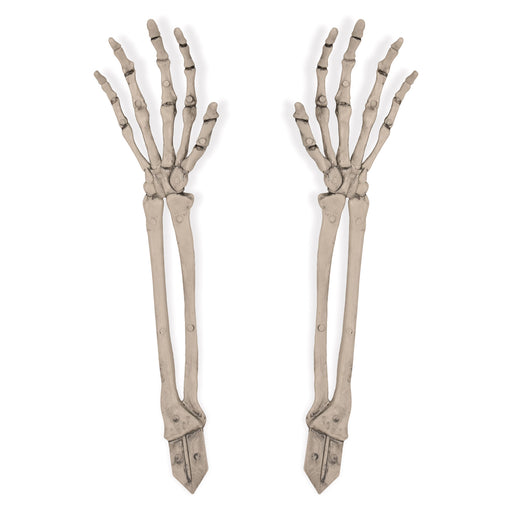 Plastic Skeleton Hand Yard Stakes – 17½" – (2/Pkg) by Beistle for Halloween Plastic Decorations