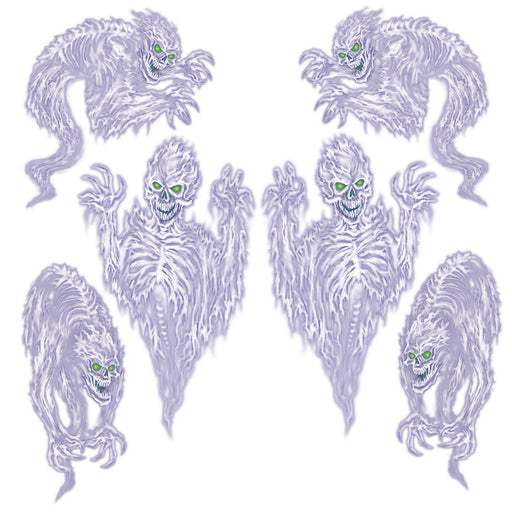 Scary Spirit Props – 31"-39" – (6/Pkg) by Beistle for Halloween Props