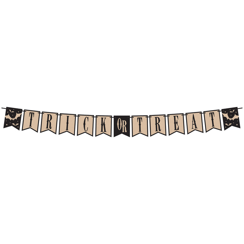 Trick Or Treat Streamer – 6" x 6' – (1/Pkg) by Beistle for Halloween Streamers