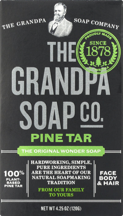 GRANDPA'S: Wonder Pine Tar Soap, 4.25 Oz