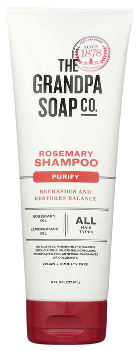 GRANDPAS: Shampoo Rosemary, 8 oz