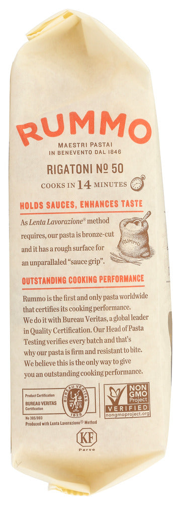 RUMMO: Pasta Rigatoni, 16 oz