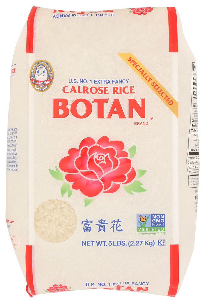 COOKING DIRECTIONS:Combine 1-1/2 cups Botan Calrosee Rice and 2 cups water in medium saucepan. Bring to a boil then reduce heat to low. Cover and simmer for 20 minutes, or until moisture for 10 minutes. Fluff with fork and serve. Makes about 4 cups cooked rice or 6 (2/3 cup) servings.Note: If using an electric rice cooker, combine 1-1/2 cups rice and 2 cups water in electric rice cooker pot. Continue as directed by the rice cooker manufacturer.